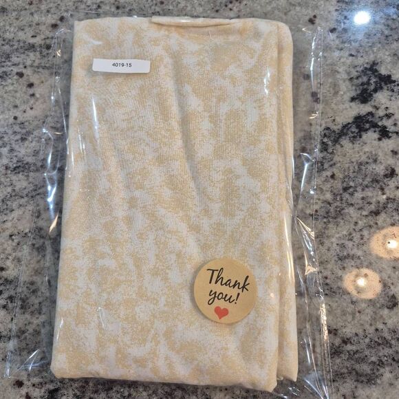 Fabric, Tan & Cream Cotton, Sand Looking, 45" x 2 yds - Picture 5 of 6